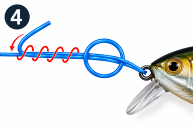 Rapala knot – step 4