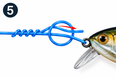 Rapala knot – step 5