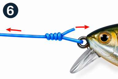 Rapala knot – step 6