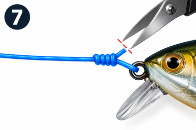 Rapala knot – step 7